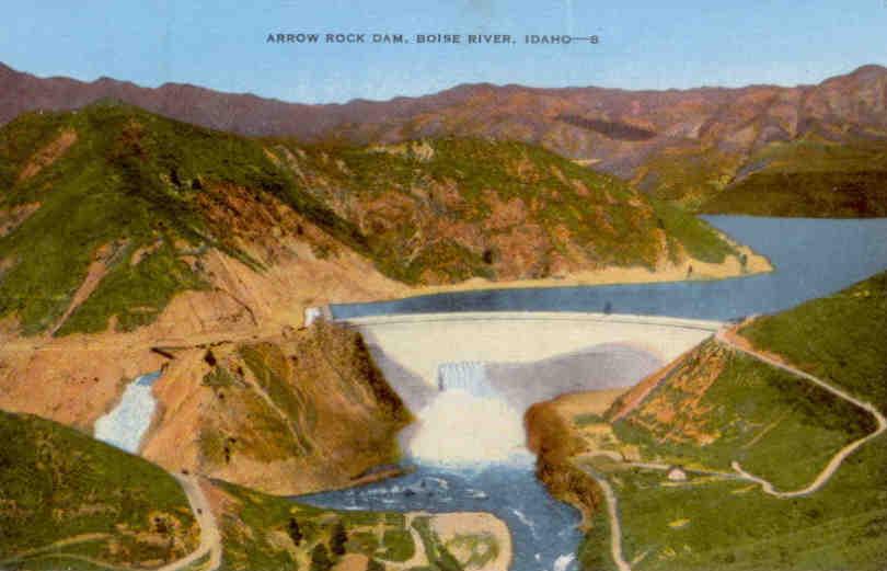 Arrow Rock Dam, Boise River (Idaho, USA)