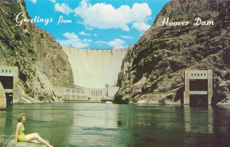 Greetings from Hoover Dam (FS-61) (USA)
