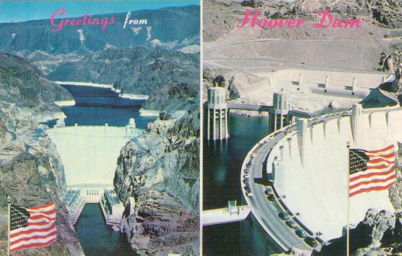 Greetings from Hoover Dam (FS692) (USA)