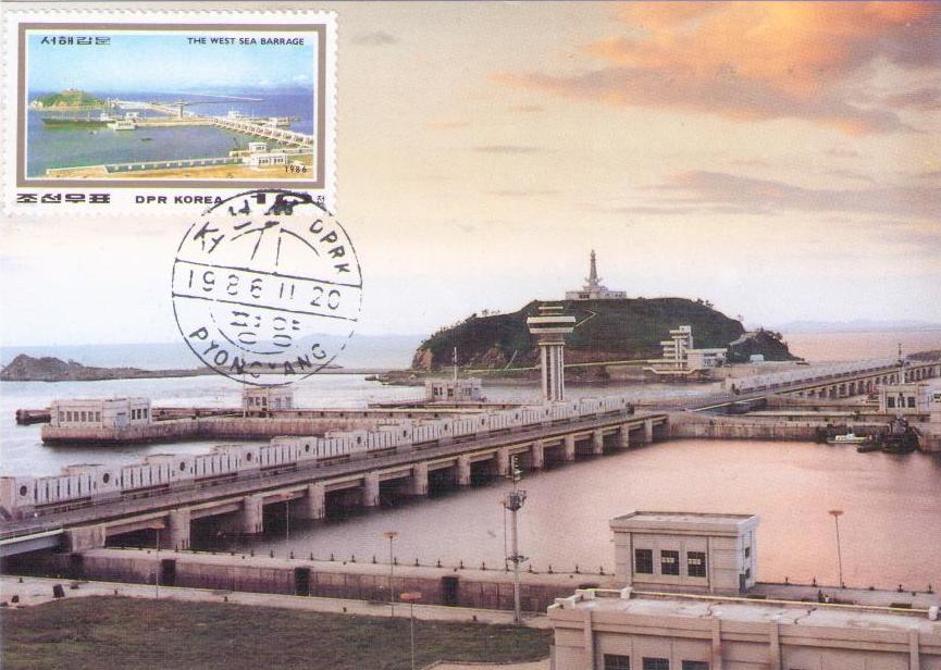 West Sea Barrage (Maximum Card) (DPR Korea)