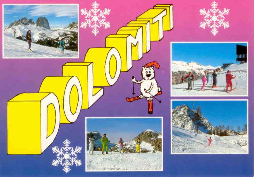 Dolomiti, ski attractions