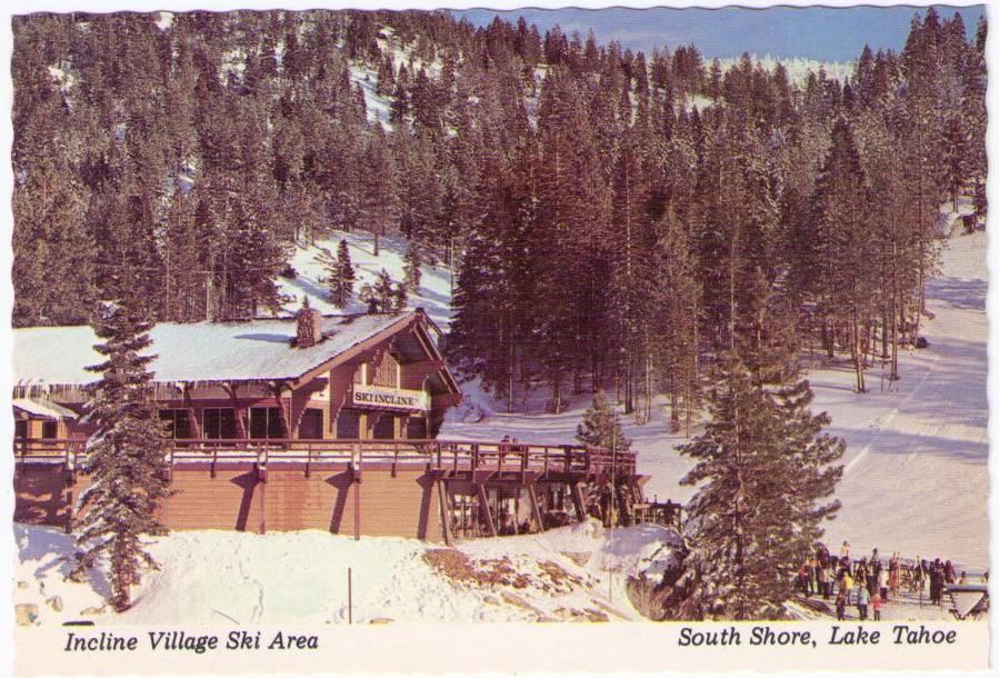 Incline Village Ski Area, South Shore, Lake Tahoe (Nevada, USA)