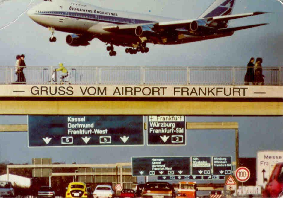 Gruss vom Airport Frankfurt (Germany)