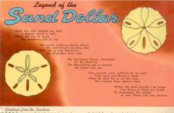 Legend of the sand dollar