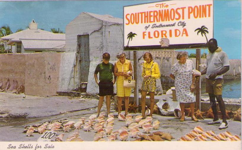 The Southernmost Point, Sea Shells for Sale (Florida)