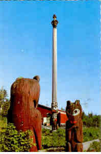 Abraham Lincoln totem pole, Ketchikan (Alaska)