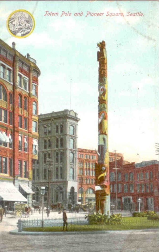 Seattle, Totem Pole and Pioneer Square (USA)
