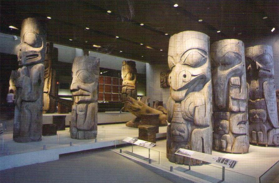 Haida Pole Fragments, University of British Columbia (Canada)