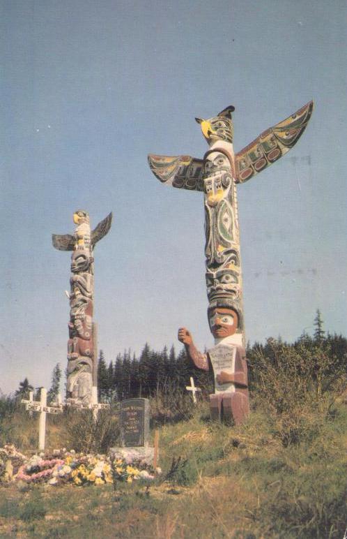 Alert Bay, Cormorant Island (BC), Kwakiutl Totem Poles (Canada)