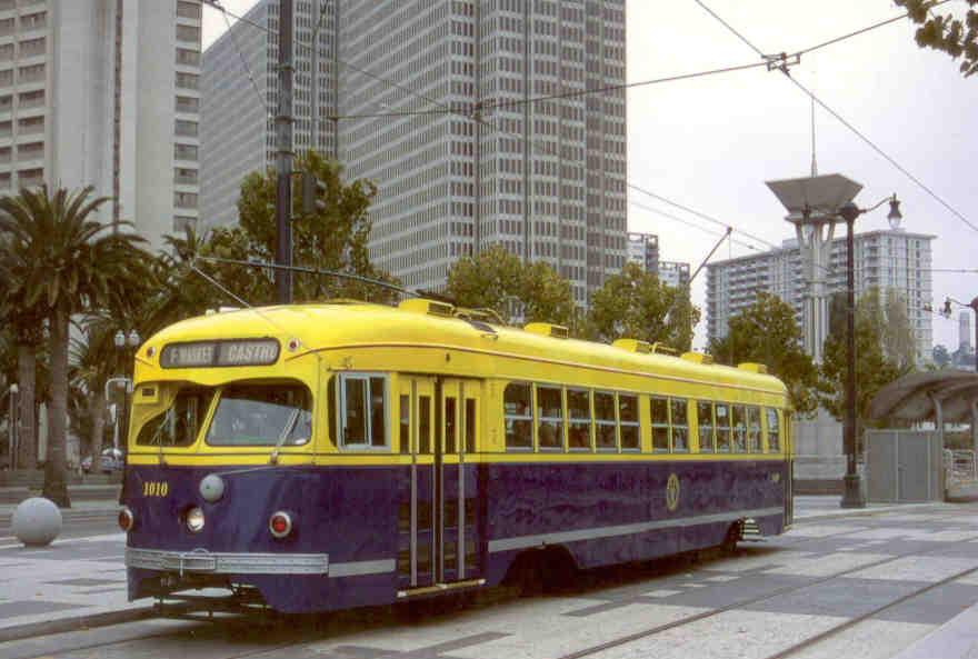 San Francisco, 1948 PCC streetcar #1010