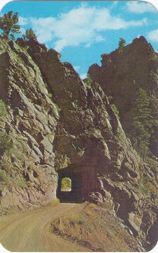 Tunnel in Phantom Canon (Colorado, USA)