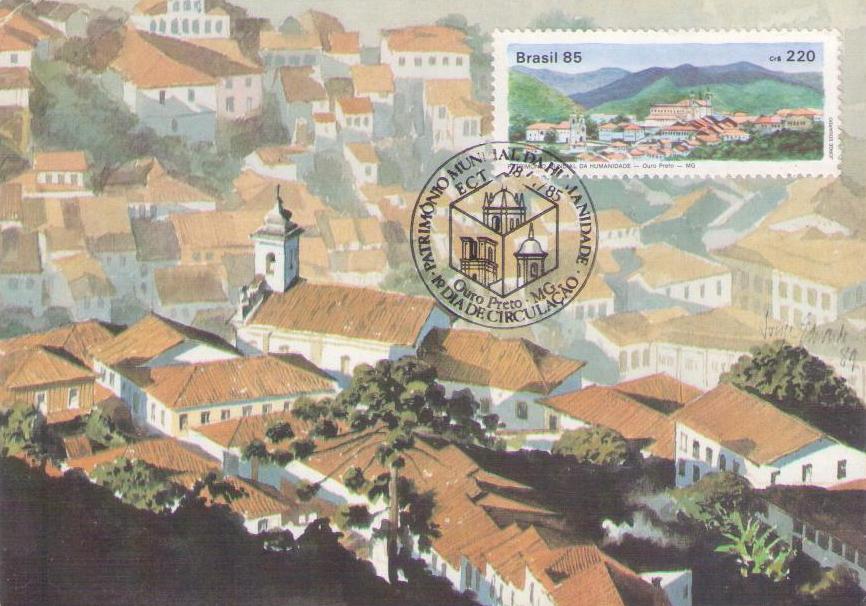 Ouro Preto – MG – Serie Patrimonio Mundial Da Humanidade (Maximum Card) (Brazil)