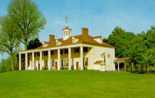 George and Martha Washington mansion and tomb, Mt. Vernon (Virginia)