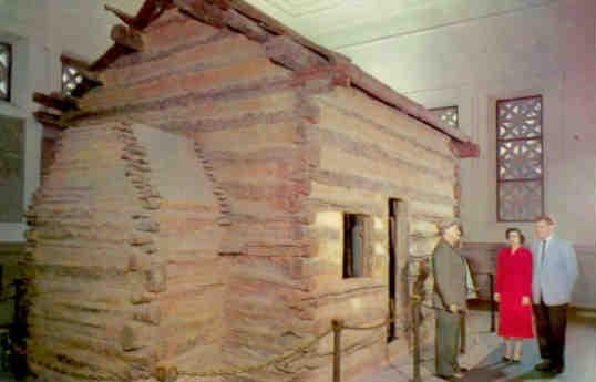 Abraham Lincoln’s Original Cabin, Hodgensville (sic) (Kentucky)