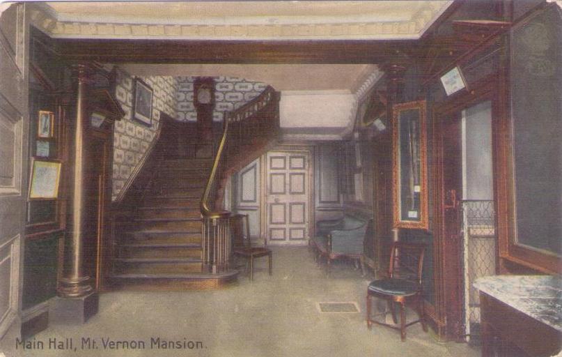 Main Hall, Mt. Vernon Mansion (Virginia)