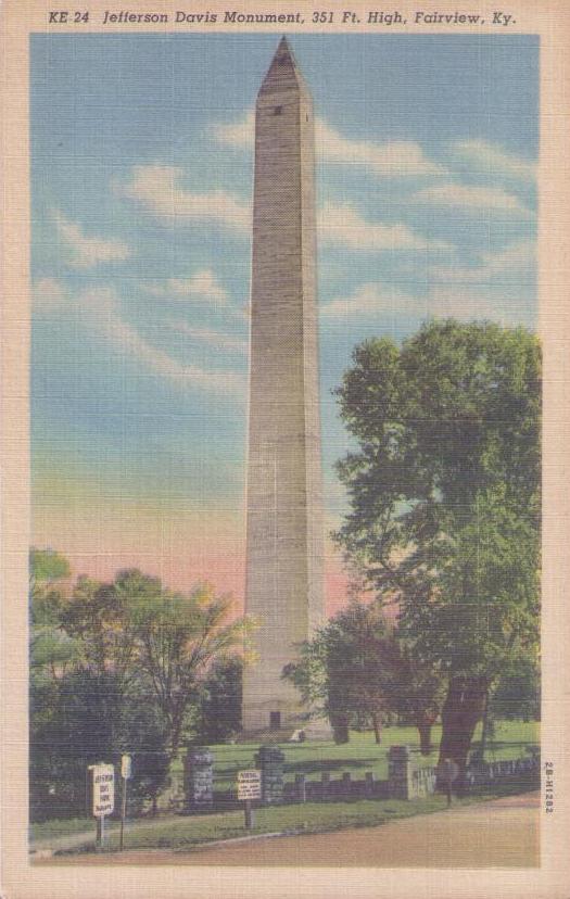 Jefferson Davis Monument, Fairview (Kentucky)