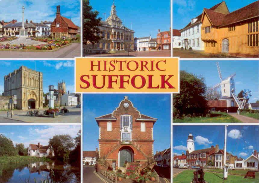 Historic Suffolk, Saxtead Mill (England)