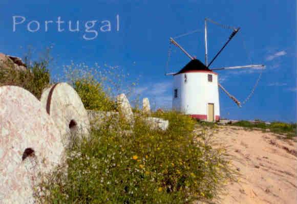Typical windmill of Estremadura region (Portugal)