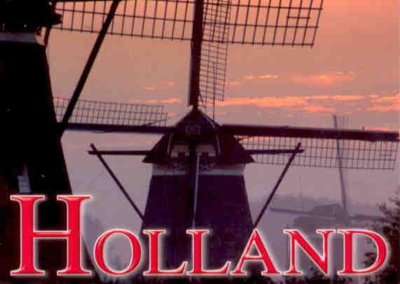 Holland, windmills (Netherlands)