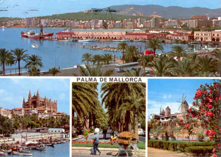 Palma de Mallorca, multiple views (Spain)