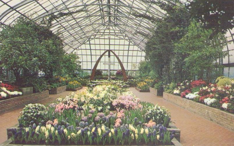 Cincinnati, Eden Park Conservatory, Easter Display (Ohio, USA)