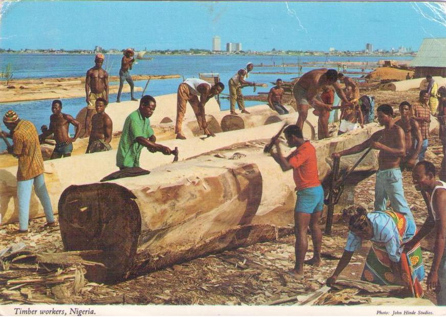 Timber workers, Nigeria