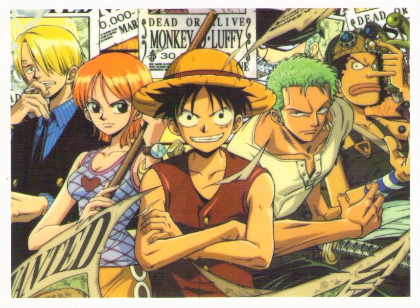 One Piece – Monkey and four others