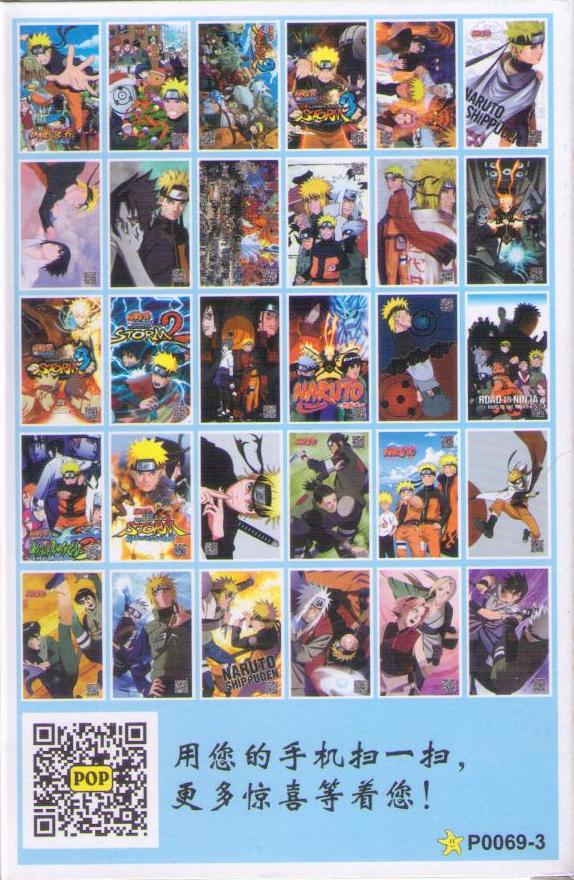 Road to Ninja:  Naruto the Movie P0069-3 (set of 30) – back cover
