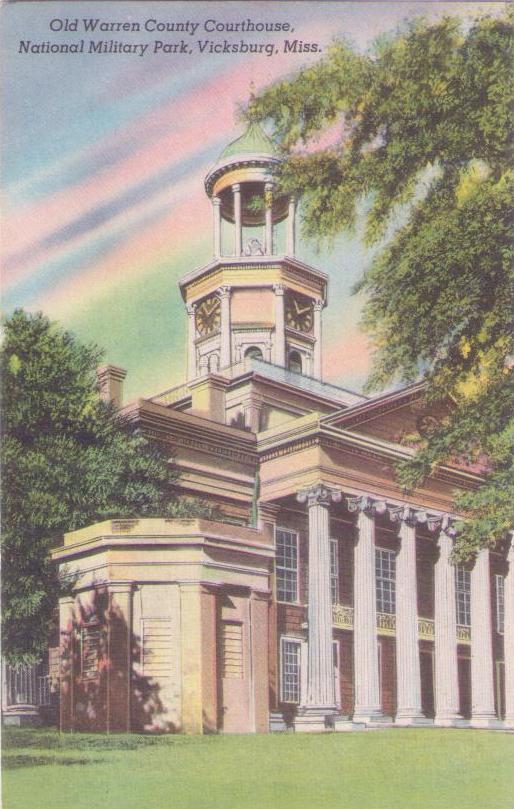 Old Warren County Courthouse, National Military Park, Vicksburg (Mississippi, USA)