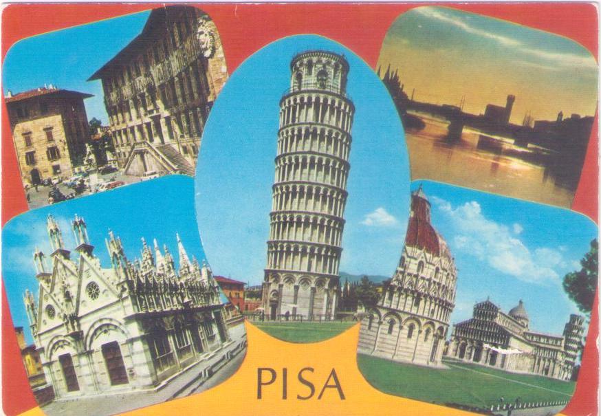 Pisa, multiple views