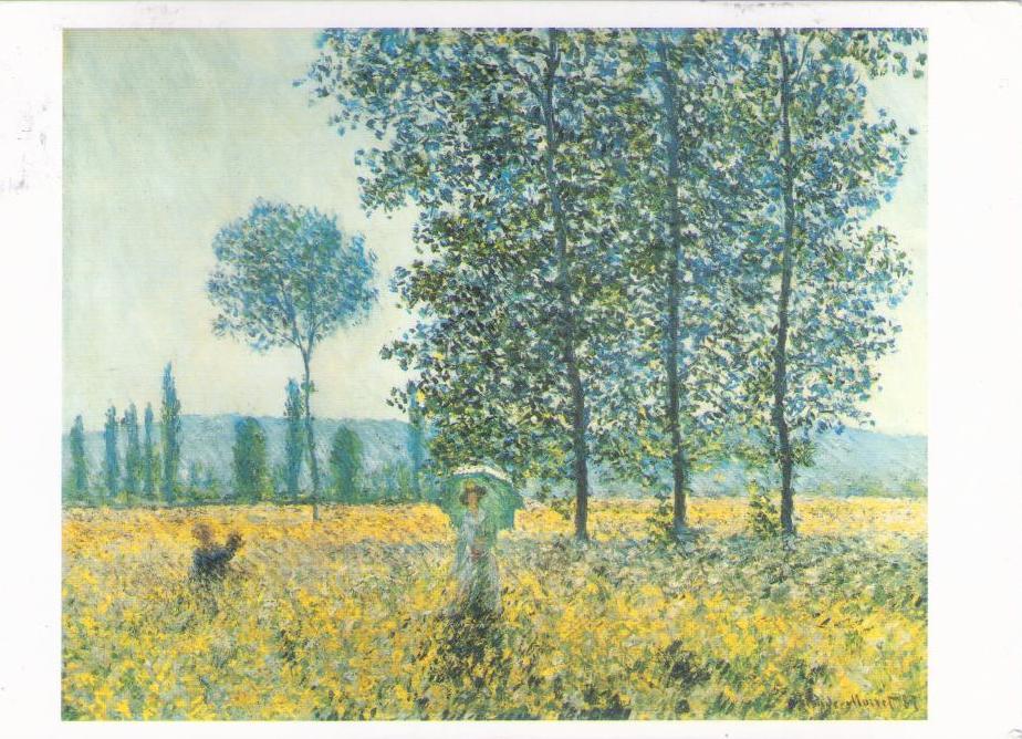 Pappeln in Sommerlicht (C. Monet)
