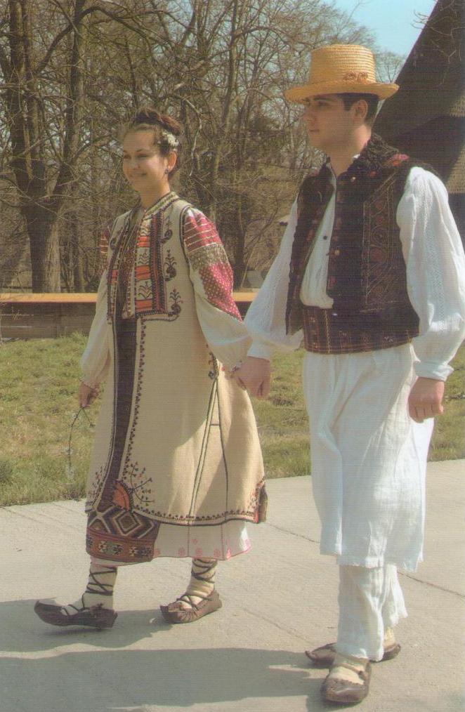 Bucharest, National Village Museum “Dimitrie Gusti”, Romanați costumes
