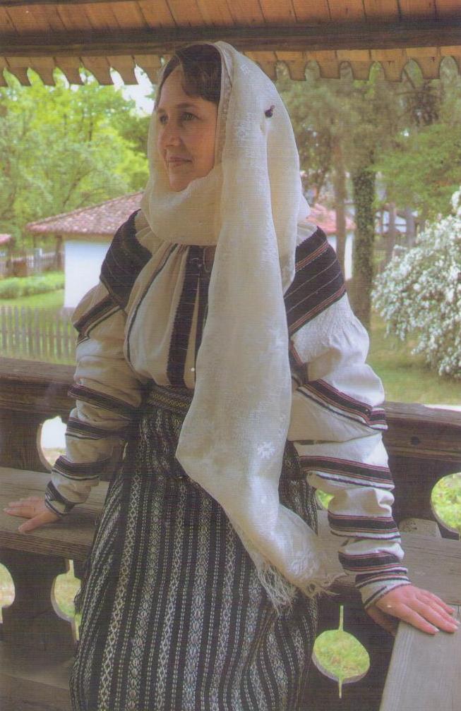 Bucharest, National Village Museum “Dimitrie Gusti,” Vrancea costume