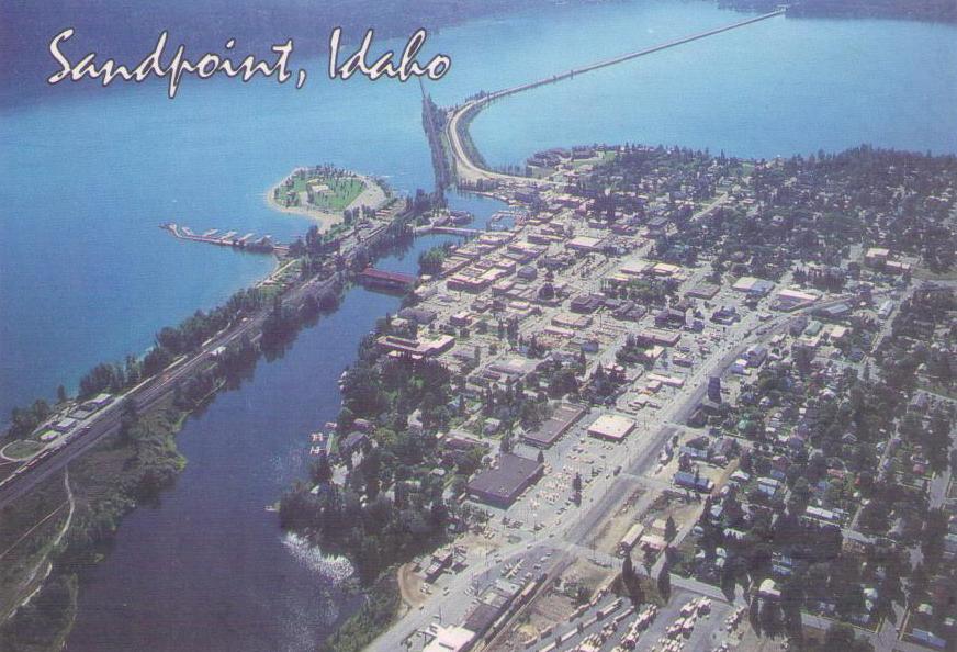 Sandpoint, aerial view