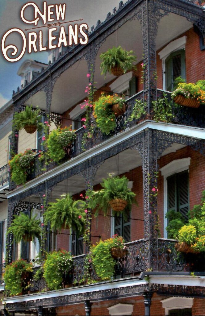 New Orleans, balconies