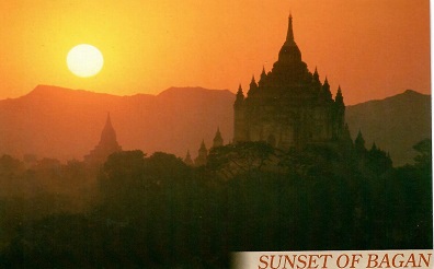 Bagan, sunset
