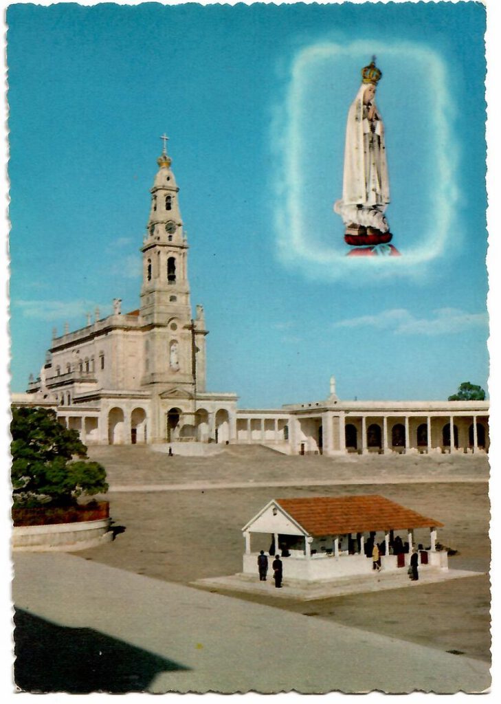 Fatima, Chapel of the Apparitions, Holm-Oak and Basilica (Portugal)