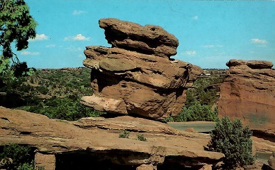Colorado Springs, Gardens (sic) of the Gods, Balanced Rock