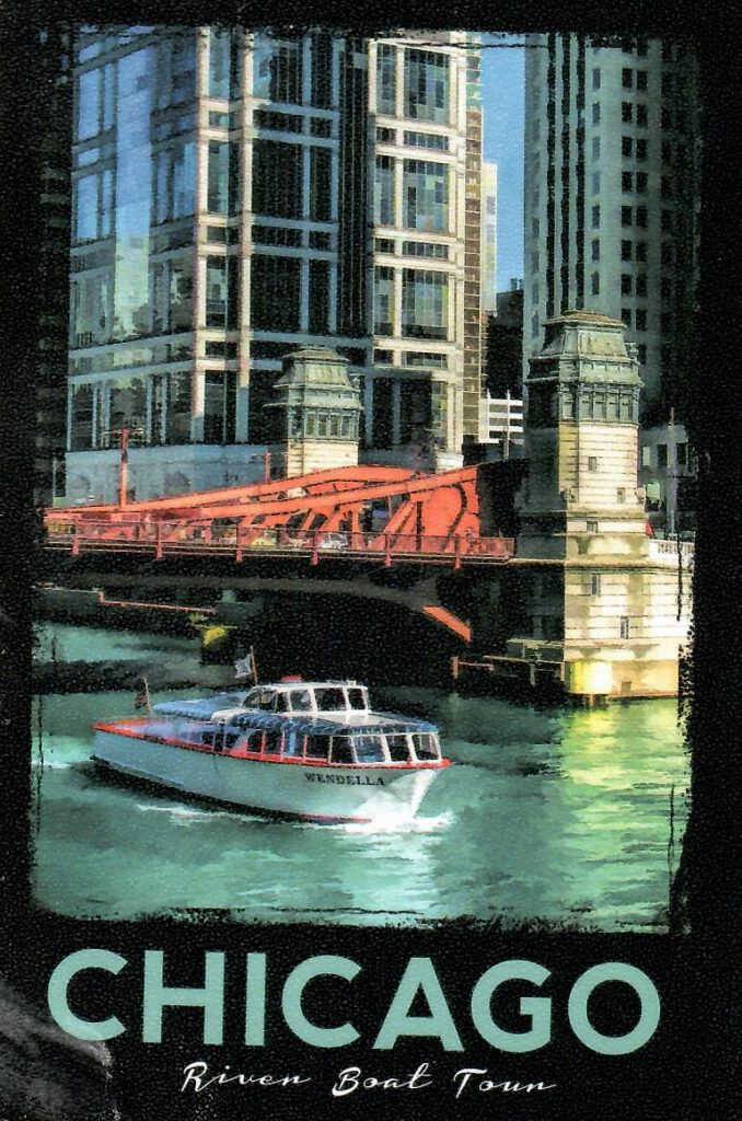 Chicago, River boat tour