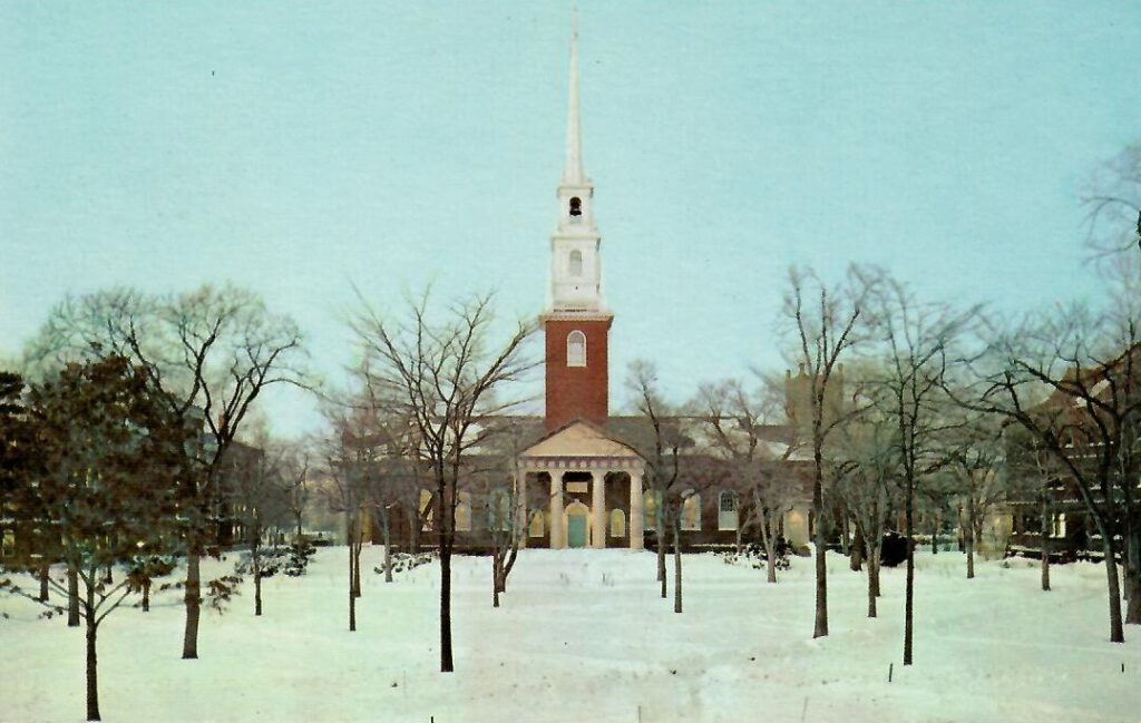 Boston, Memorial Church at Harvard University (USA)