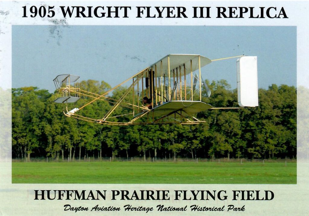 Dayton, Huffman Prairie Flying Field, 1905 Wright Flyer III Replica (Ohio, USA)