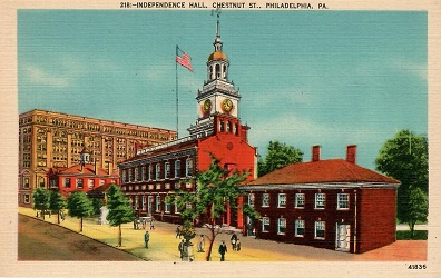 Philadelphia, Chestnut St., Independence Hall