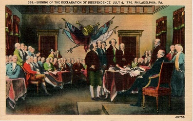 Philadelphia, Independence Hall, Signing of the Declaration of Independence
