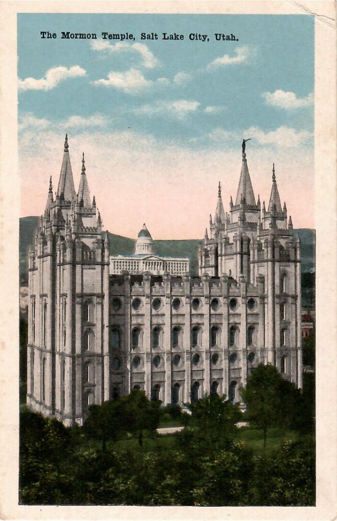 The Mormon Temple, Salt Lake City (Utah, USA)