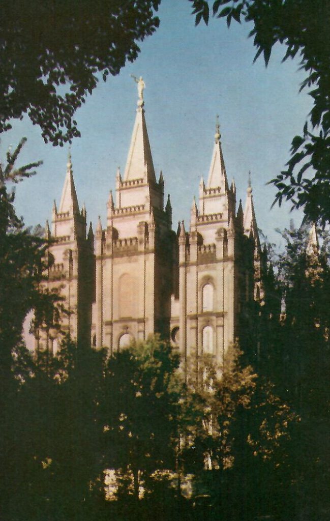 Salt Lake City, Mormon Temple (Utah, USA)