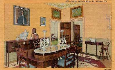 Mount Vernon, Family Dining Room