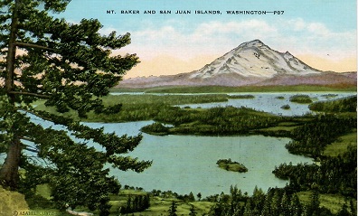 Mt. Baker and San Juan Islands