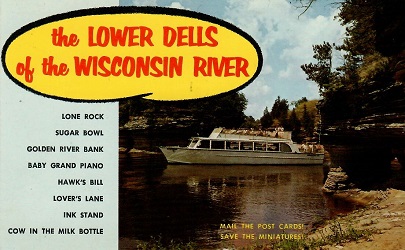 the Lower Dells of the Wisconsin River