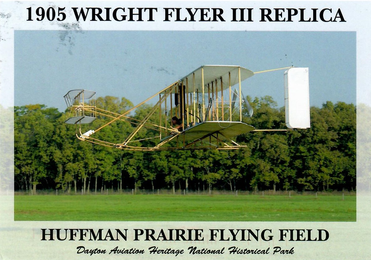 Dayton, Huffman Prairie Flying Field, 1905 Wright Flyer III Replica (Ohio, USA)