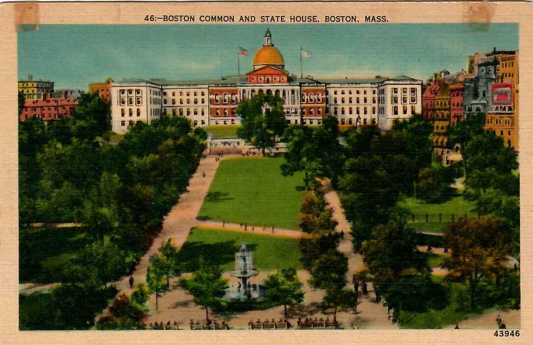 Boston Common and State House (Massachusetts, USA)